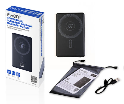 Powerbank Ewent SLIM 5000mAh MagSafe PD 20W - imagem 6