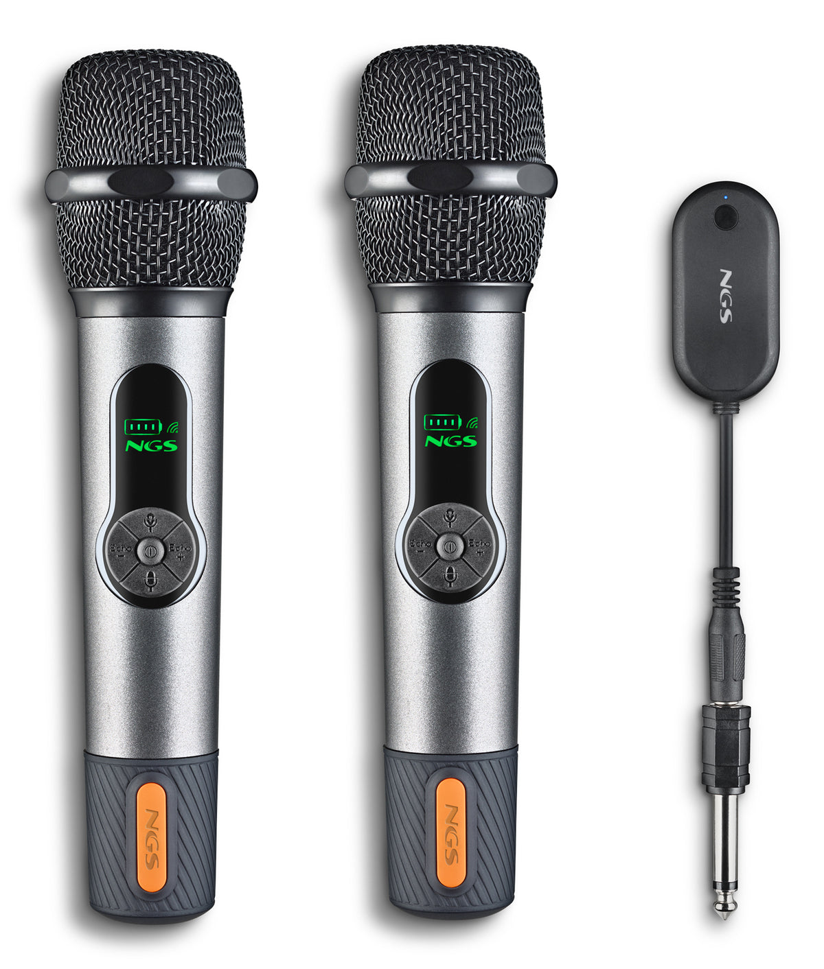 Microfone NGS Micrófonos Sem Fios Vocales Pack 2