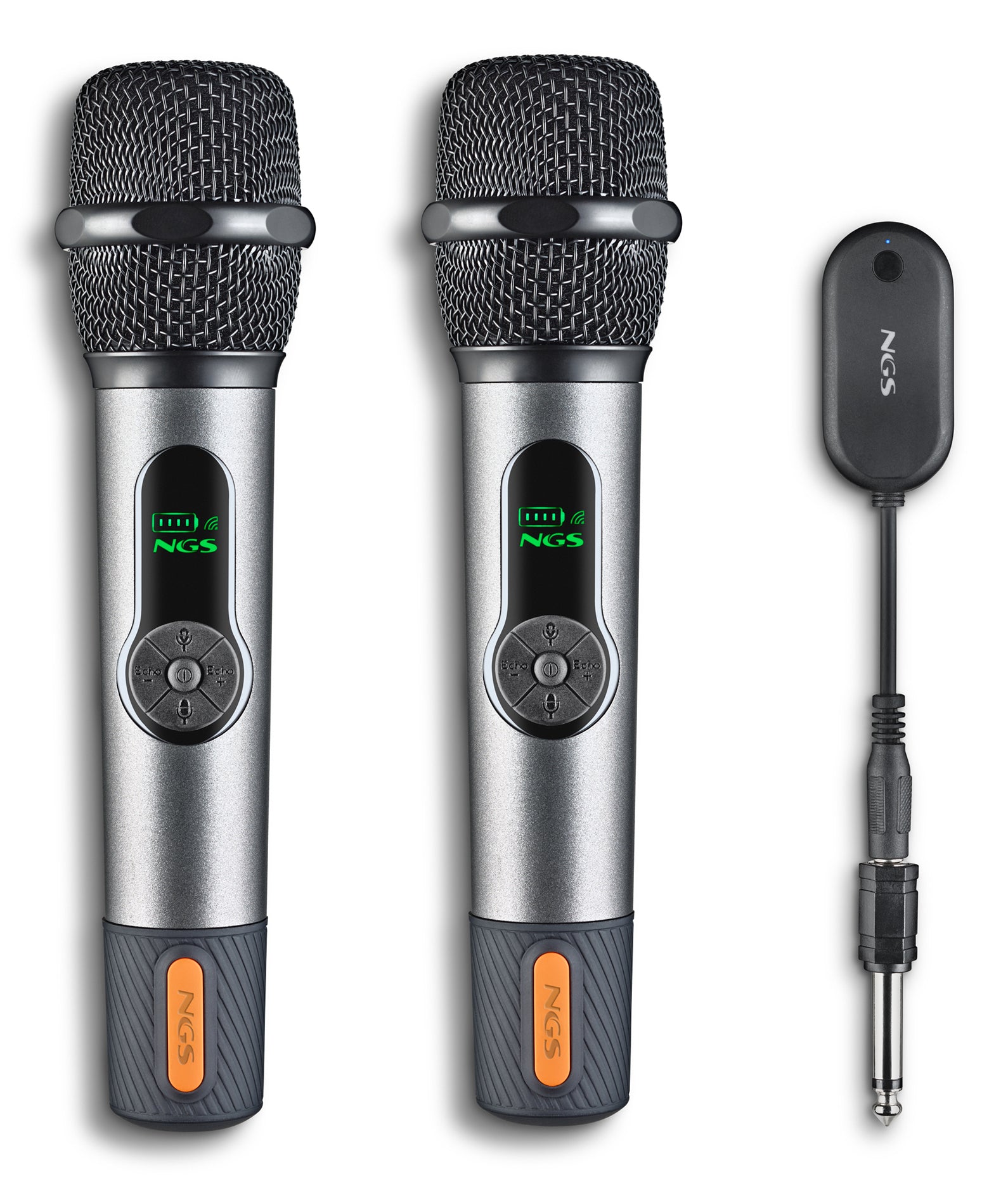 Microfone NGS Micrófonos Sem Fios Vocales Pack 2