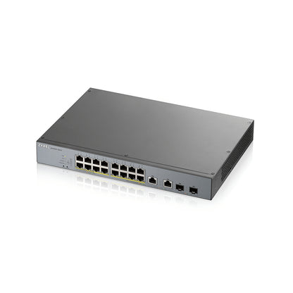 Switch de Rede ZyXEL GS1350-18HP 16xGB PoE 2xSFP 250W - imagem 7