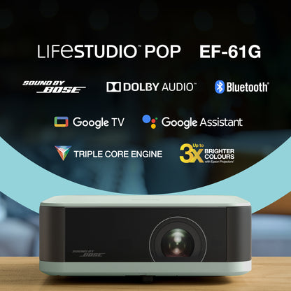 Projetor Epson EF-61G WXGA 700L LCD 1080p verde