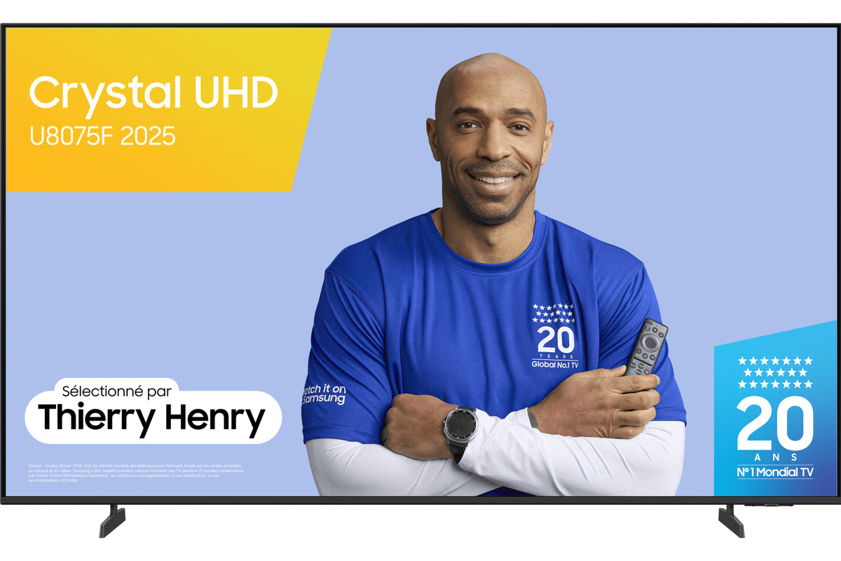 Televisão SAMSUNG TV 75" TU75U8075H CRYSTAL UHD SMART TV BT