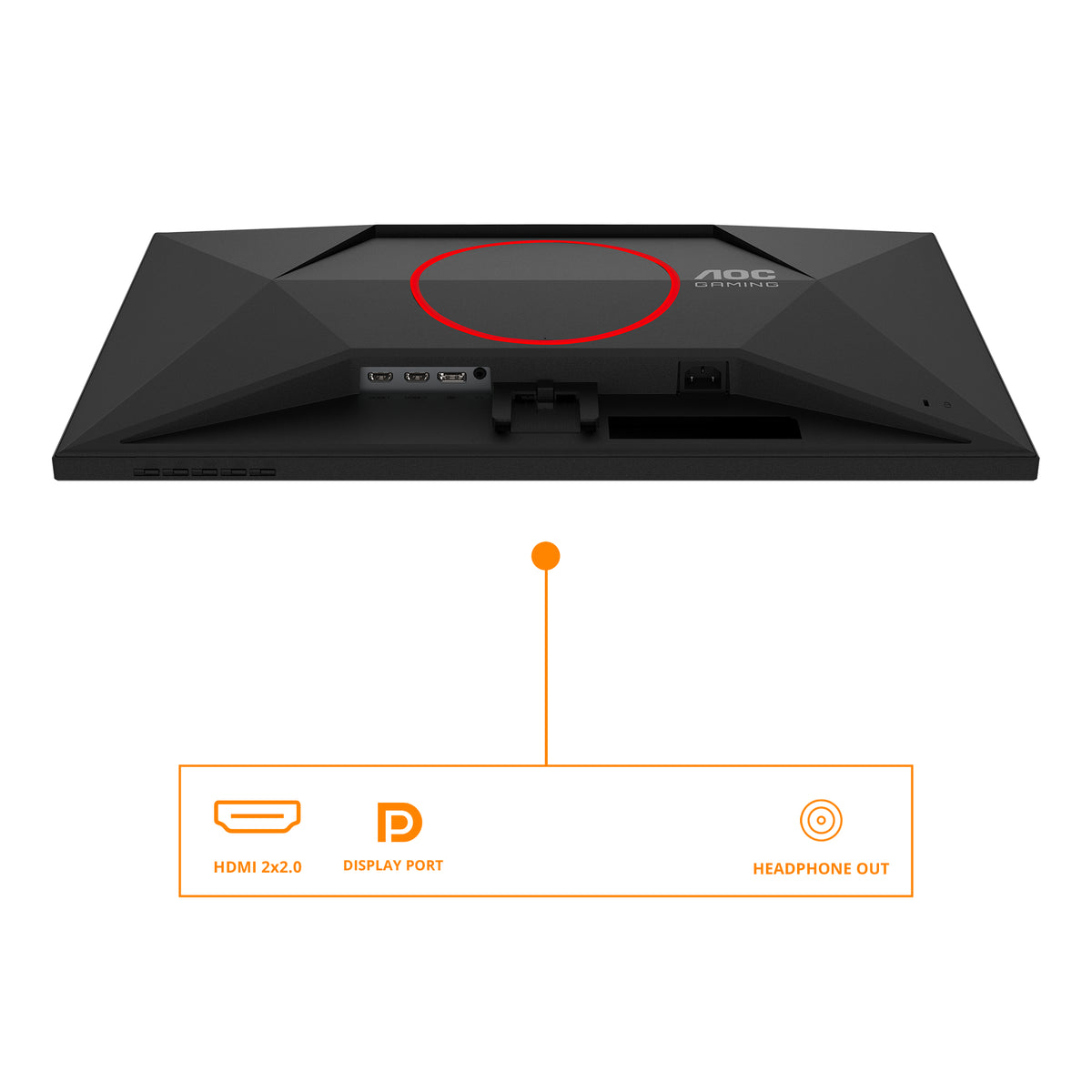 AOC 27G4HRE monitor de gaming de 27" / Full HD / 1ms/ 200Hz/ IPS / Multimédia / Preto
