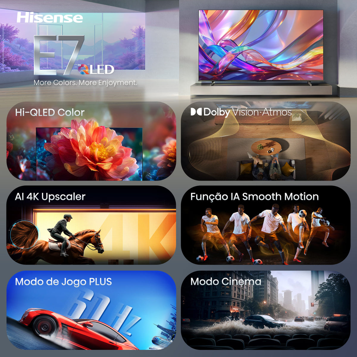 Televisão Hisense 55E7S - Hisense