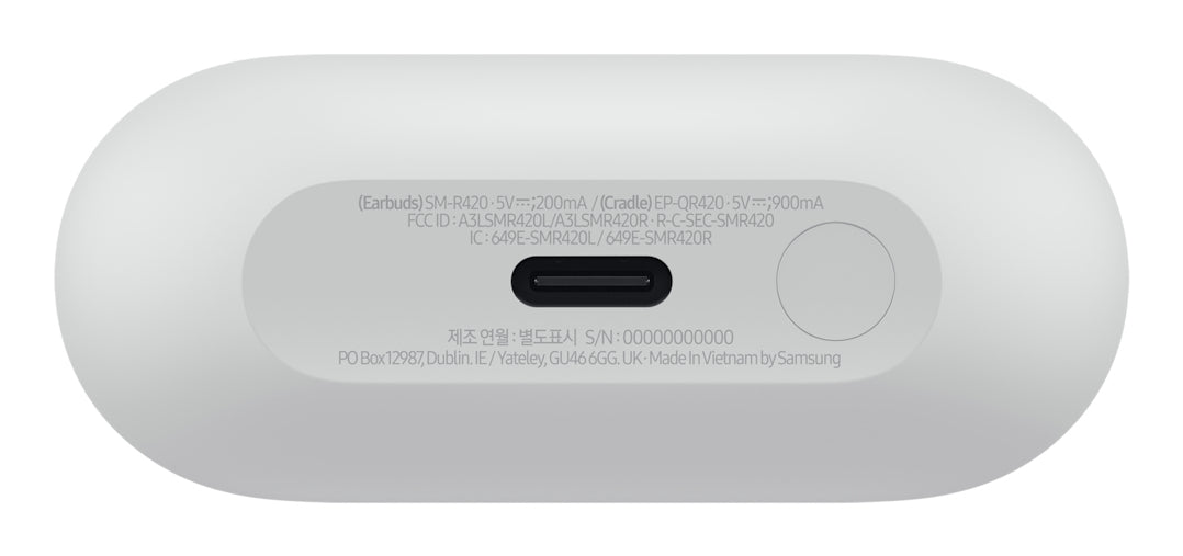 Auscultadores Bluetooth Samsung Galaxy Buds 3 FE com caixa de carregamento/ autonomia 8.5h/ cinzento