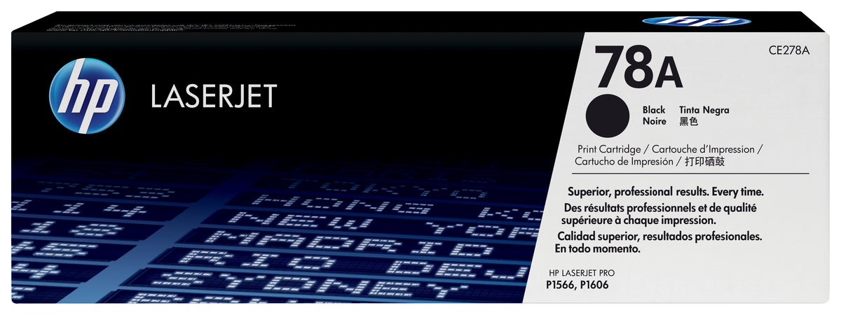 HP toner CE278A Preto