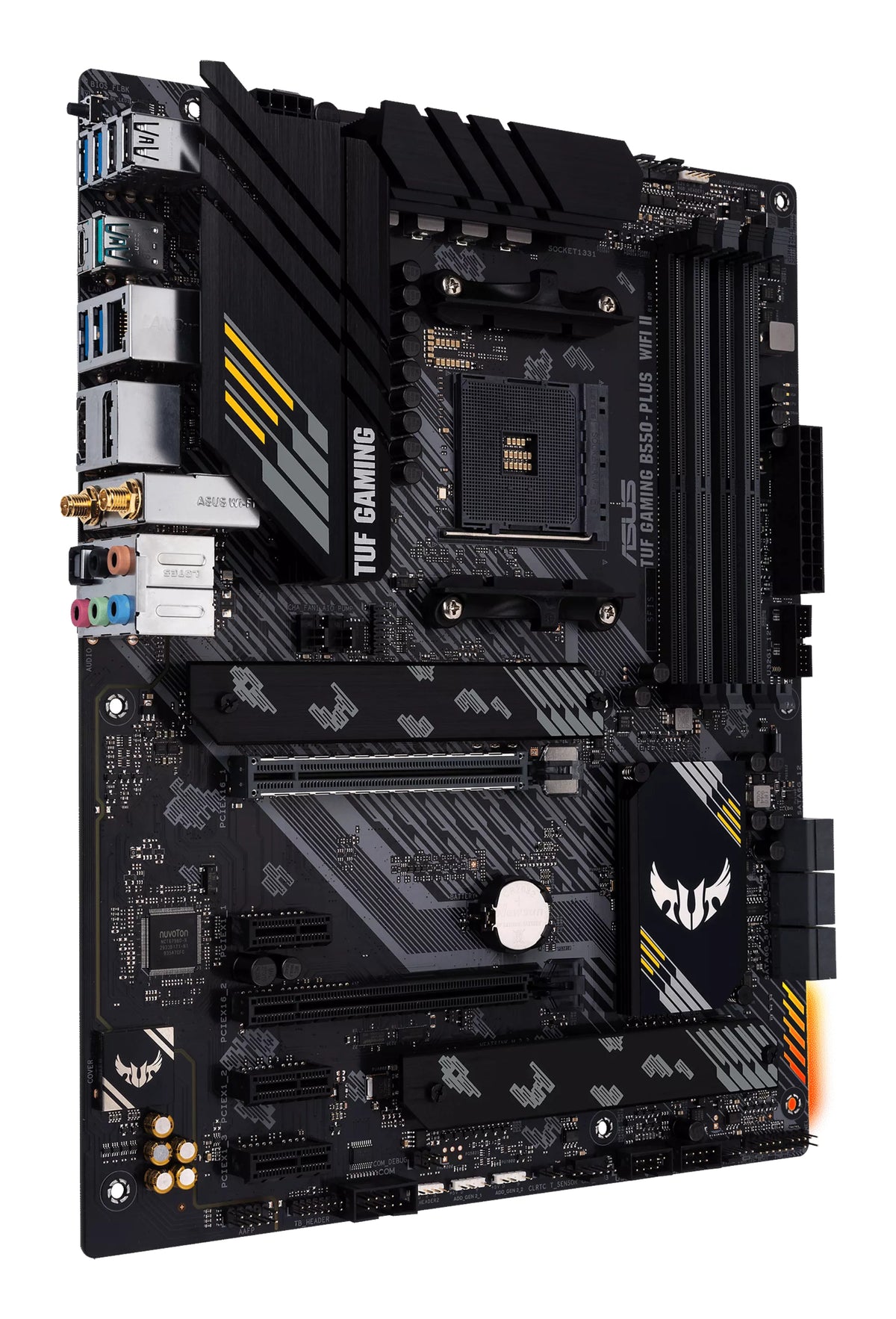 Placa-mãe ASUS TUF de jogos B550-PLUS WIFI II / 90MB19U0-M0EAY0 preto - imagem 6