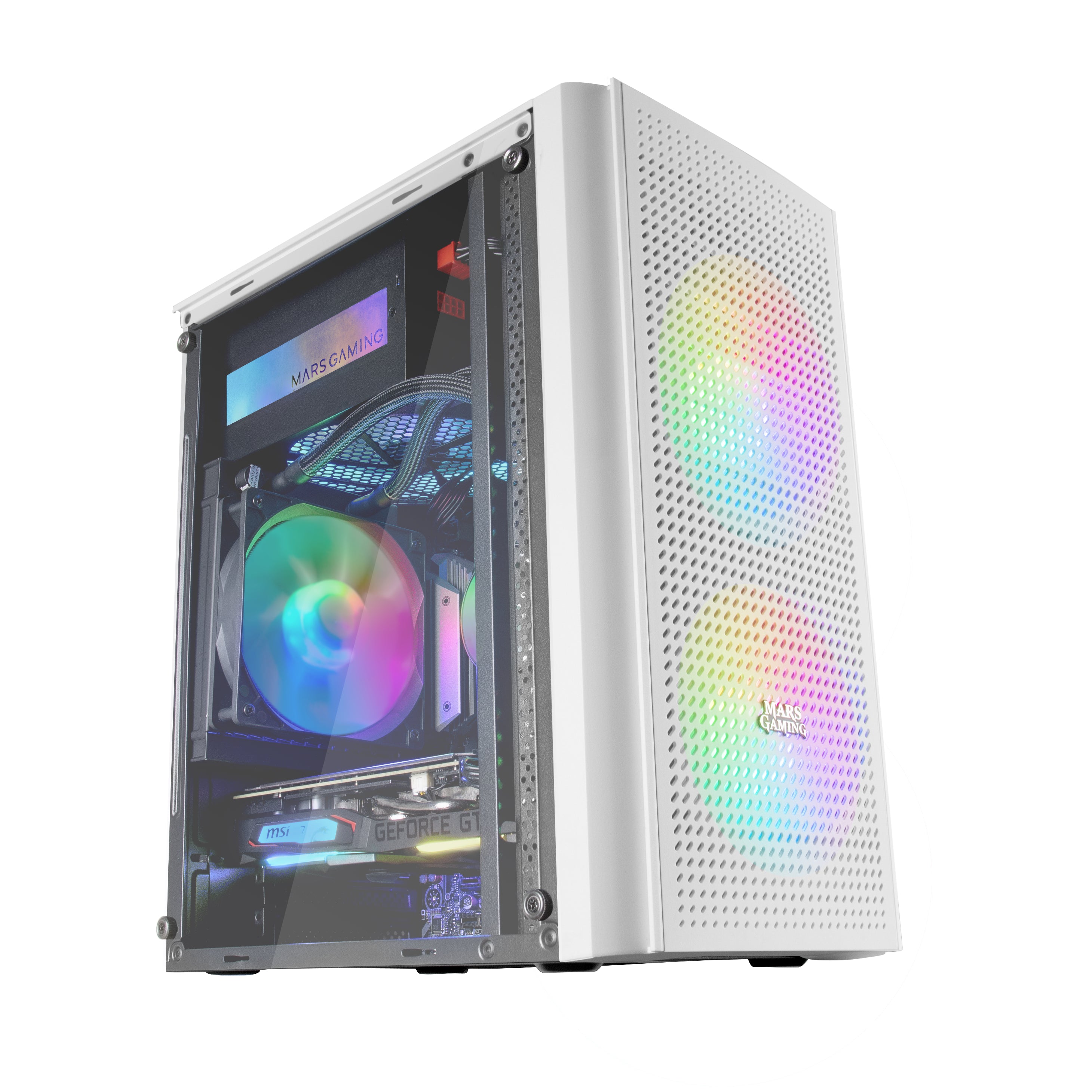 Caixa de Computador Mars Gaming caja MICRO-ATX MC300W branco