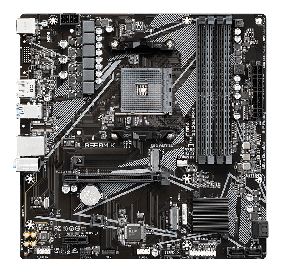 Gigabyte Placa Base B550M K mATX AM4 - imagem 6