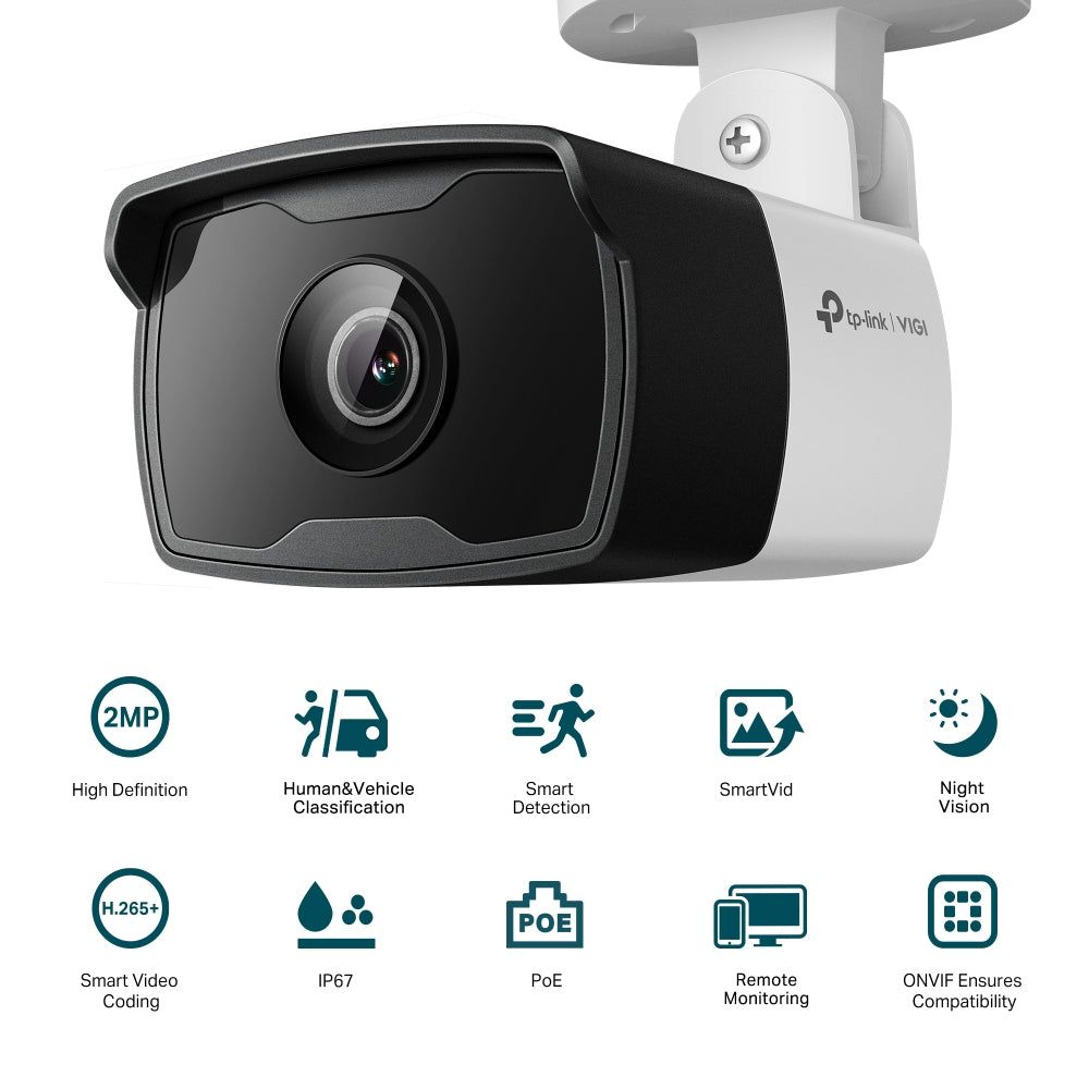 Câmara de Vigilância VIGI Cámara IP Bullet C320I 2MP Plástico IR 2.8mm - imagem 6