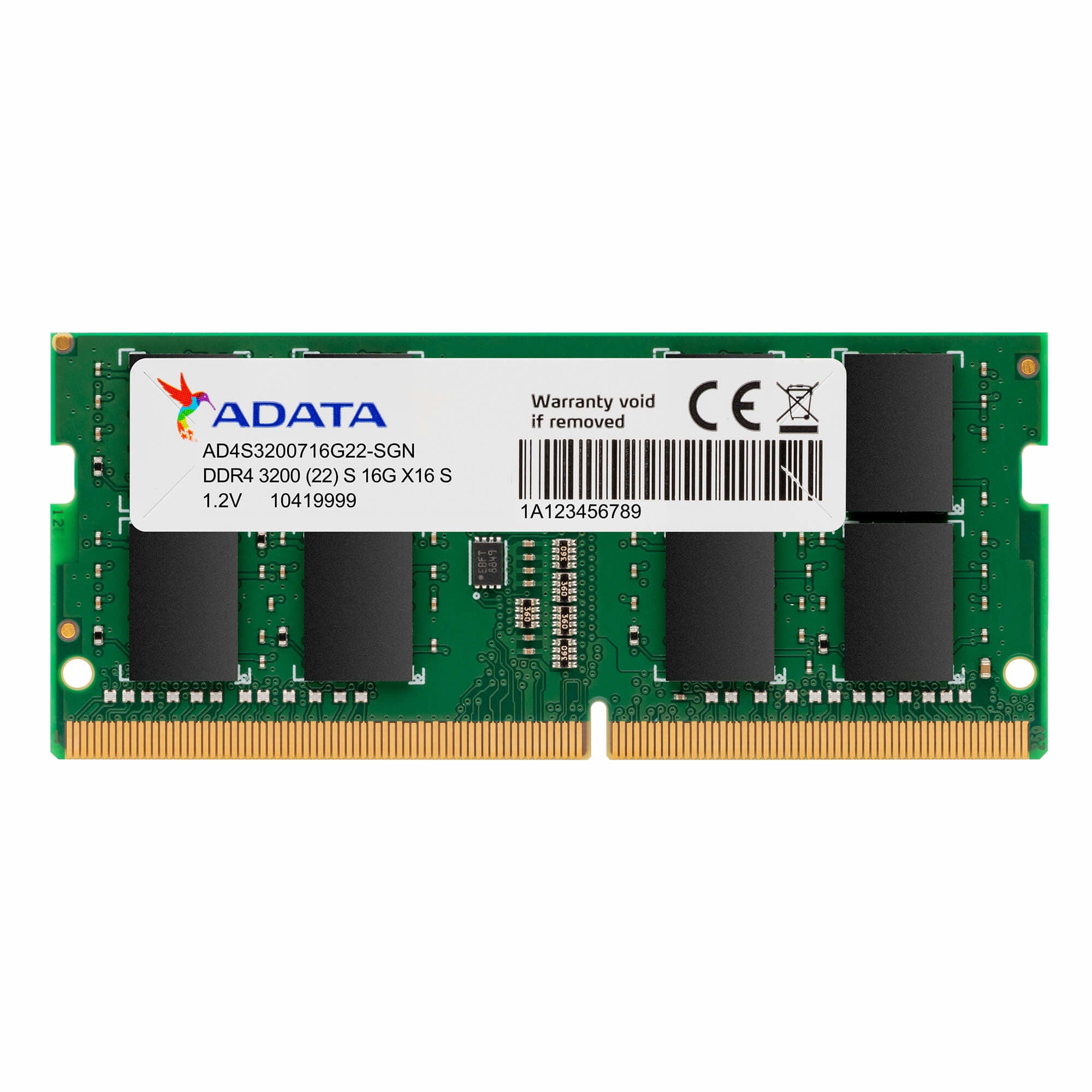 Memória RAM ADATA AD4S32008G22-SGN DDR4 SODIMM 8GB 3200