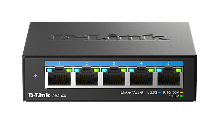 Switch de Rede D-Link DMS-105 5x2.5MGb Unmanaged - imagem 7