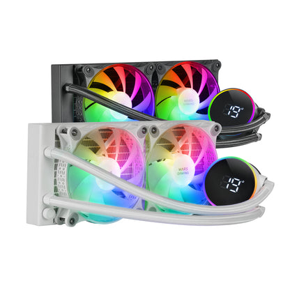 Sistema de Arrefecimento Líquido Mars Gaming ML-LCD240/ branco
