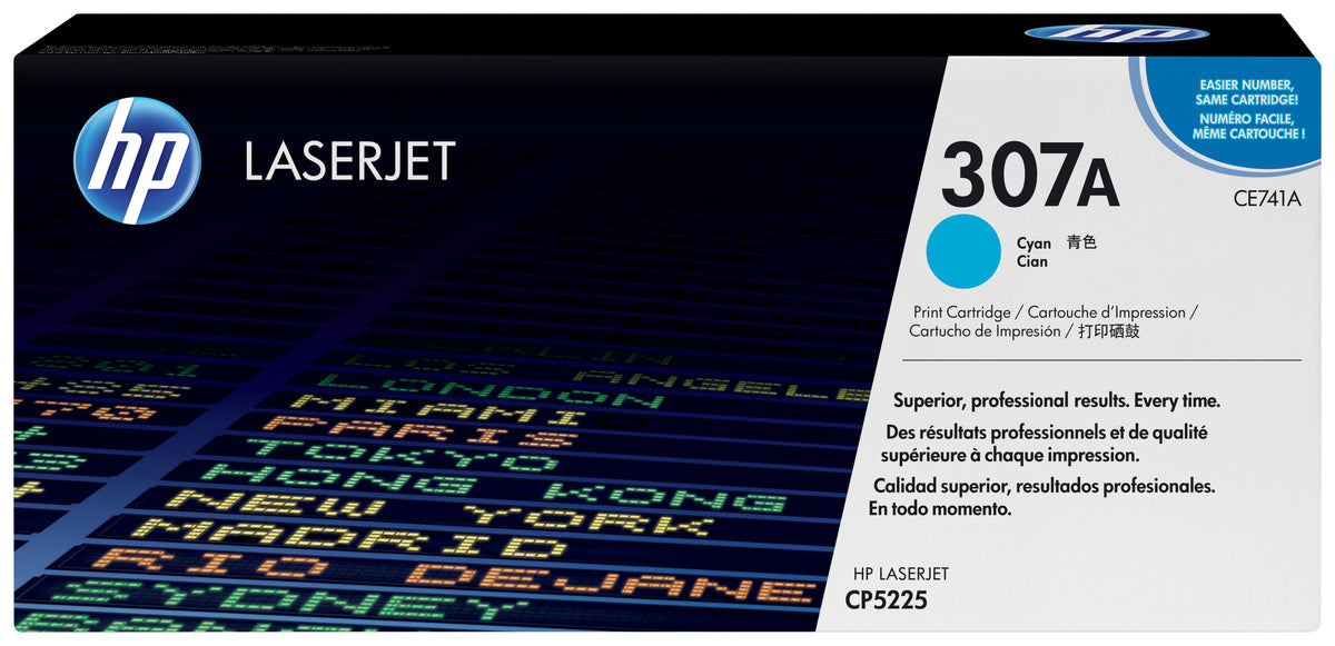HP Toner 307A / CE741A Cyan Standard - imagem 3