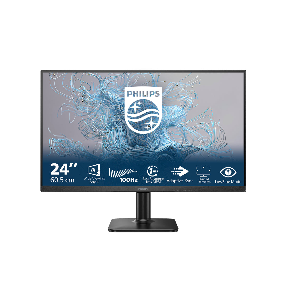 Monitor Profesional Philips 24E2N1100LB 23.8"/ Full HD/ preto