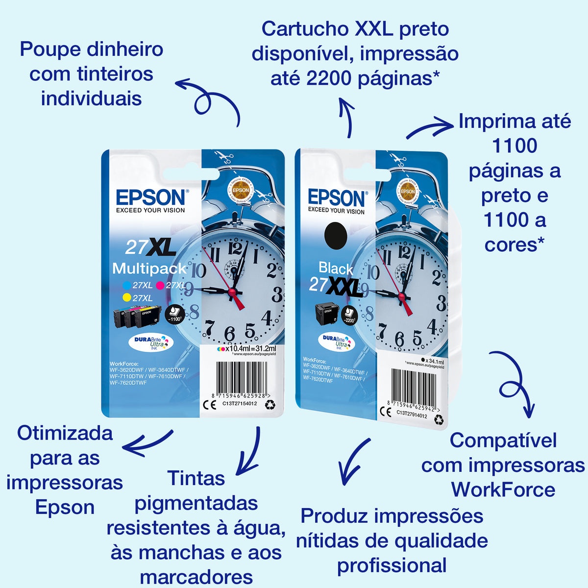 Epson Ink 27XXL / C13T27914012 preto XXL