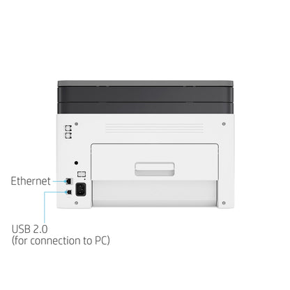 Impressora multifunções HP Multifunções Laser a cores 178NW WiFi/ Branco - imagem 11