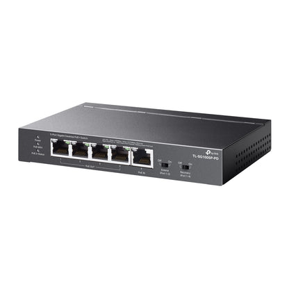 Switch de Rede TP-Link TL-SG1005P-PD 1xPoE++ In 4xPoE+ Out - imagem 7