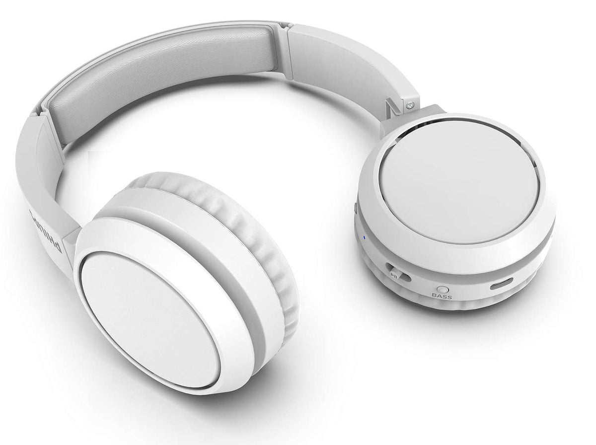 Auscultadores Philips TAH4205/ sem fios/ com microfone/ Bluetooth/ Branco