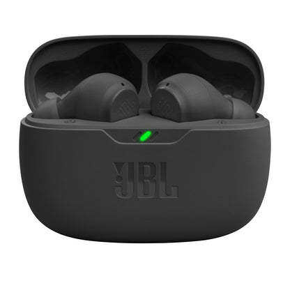 JBL Vibe Beam Bluetooth Auscultadores com Estojo de Carregamento/Duração da Bateria 8h/ Preto