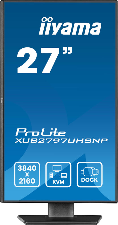 Monitor iiyama ProLite XUB2797UHSNP / XUB2797UHSNP-B1 preto - imagem 15
