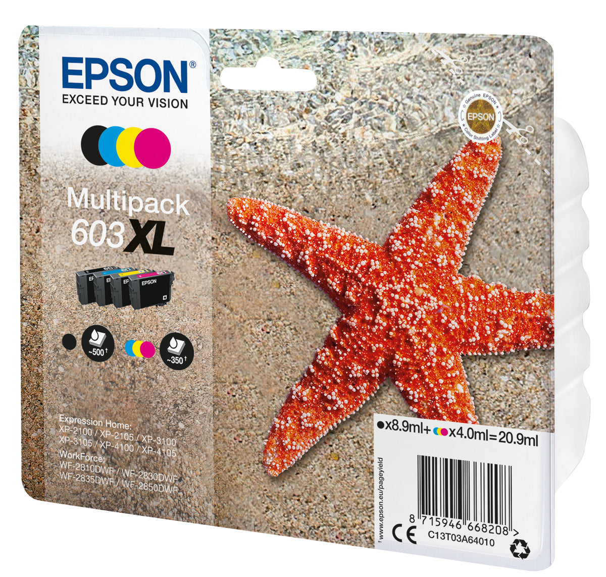Epson Cartucho Multipack 603XL 4 cores - imagem 8