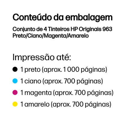 HP Cartucho Multipack 963 - imagem 4
