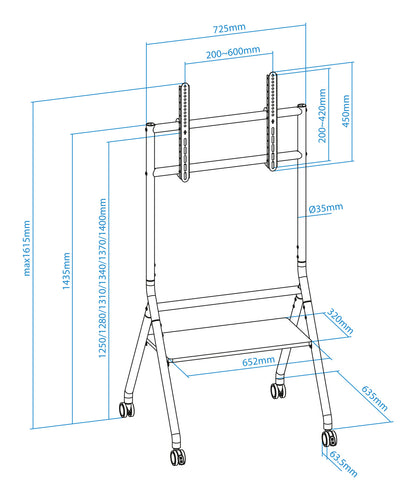 Tooq IDreams Soporte suelo pantallas 37"-86" - imagem 13