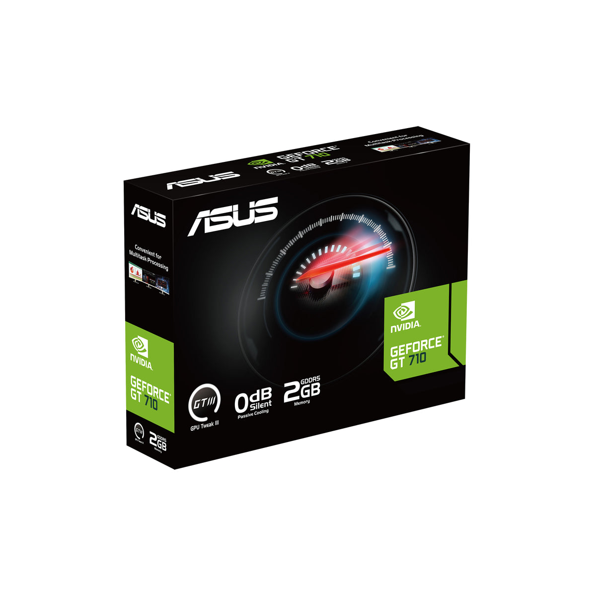 Placa gráfica ASUS VGA NVIDIA GT 710 SL 2GD5 BRK EVO 2GB DDR5 - imagem 9