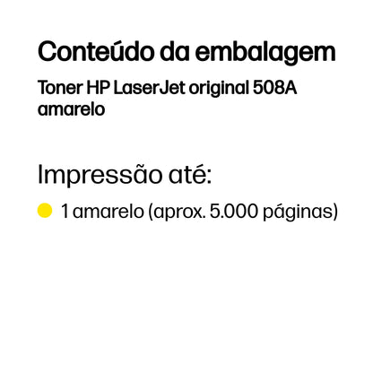 HP Toner 508A / CF362A amarelo Standard - imagem 4