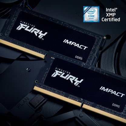 Memória RAM Kingston FURY Impacto 16GB/ DDR5/ 5600MHz/ 1.1V/ CL40/ SODIMM
