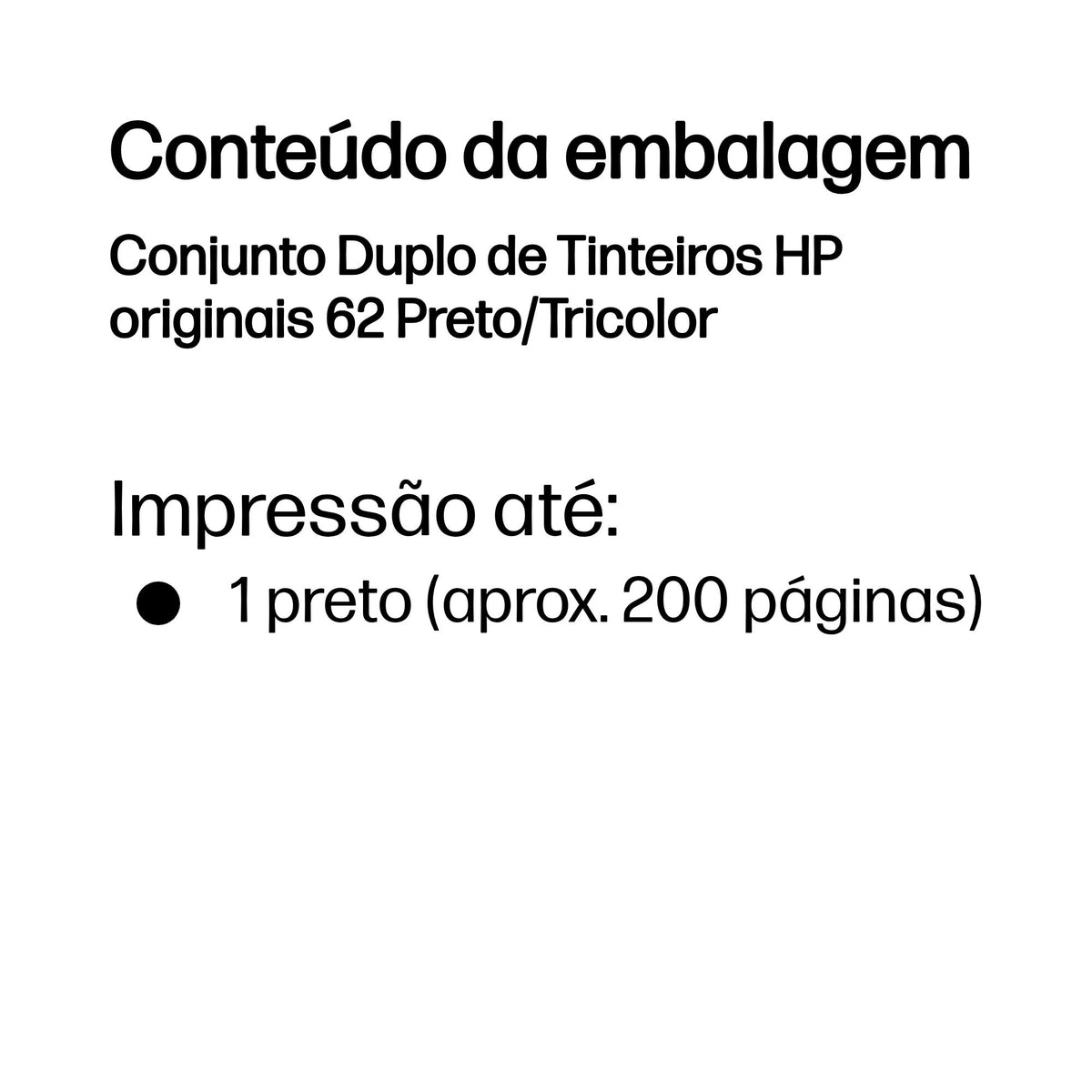 HP Ink 62 / N9J71AE BK,C,M,e Multipack - imagem 4