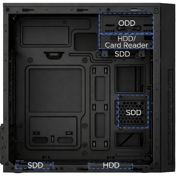 Caixa de Computador Coolbox CAJA MATX M680 USB-C 3.2 GEN1 FTE 500W - imagem 3