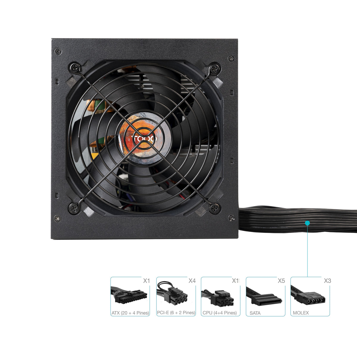 Fonte de Alimentação Tooq Fuente Alim.TQHELIOS-750SP 750W 80+ Bronze - imagem 5