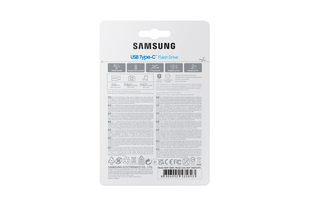 Pen USB Samsung 128GB USB 3.1 Tipo-C - imagem 14