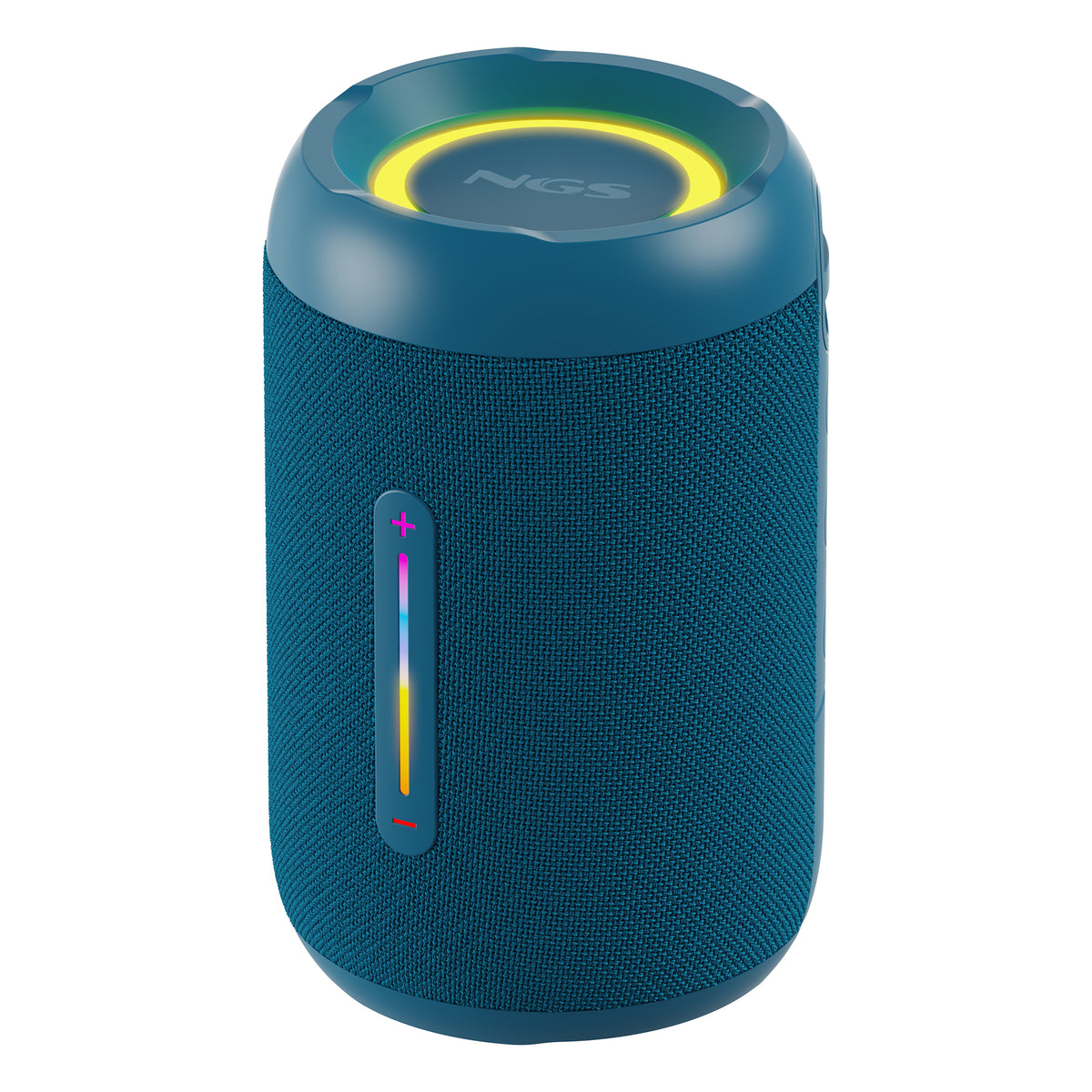 Coluna NGS Furia 2 azul BT Rgb IPX7