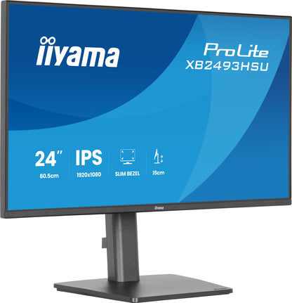 Monitor iiyama ProLite XB2493HSU / XB2493HSU-B1 preto - imagem 5