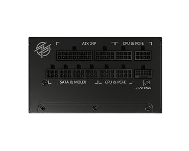 Fonte de Alimentação MSI MPG A1000G PCIE5 / 306-7ZP7C11-CE0 preto - imagem 2