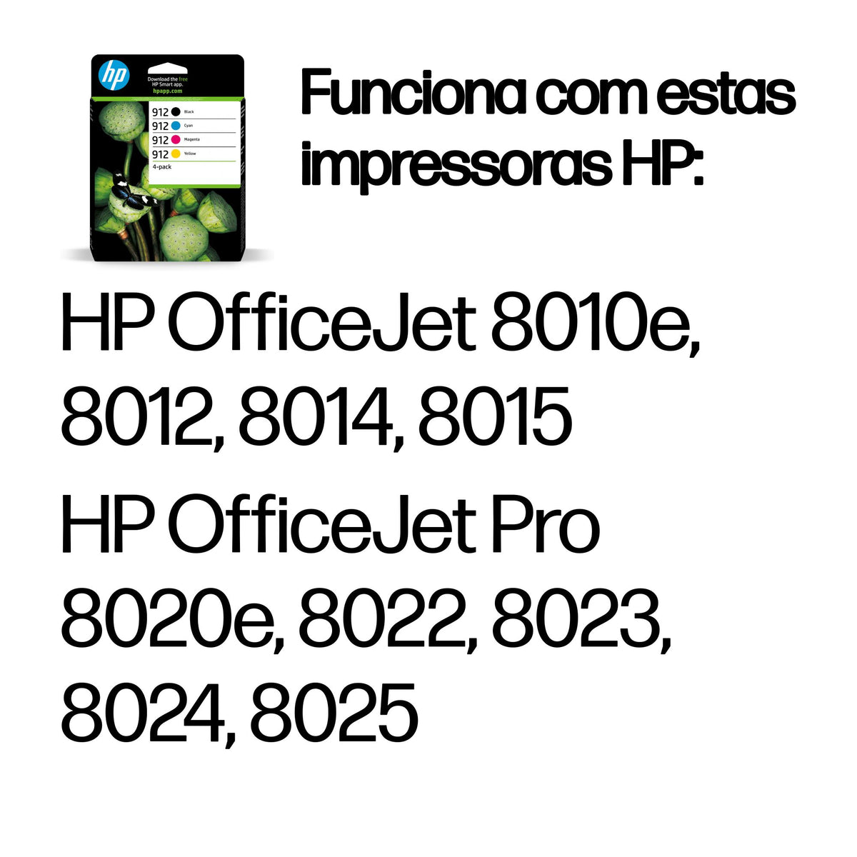 HP Ink 912 / 6ZC74AE BK,C,M,e Multipack - imagem 3