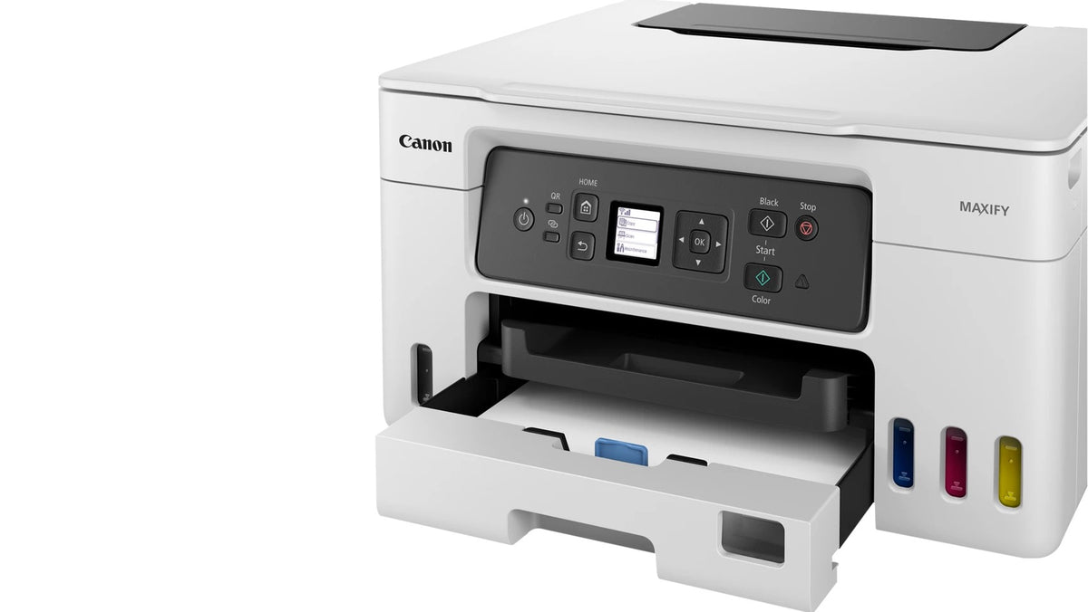 Impressora Canon Multifunção Recarregável MAXIFY GX3050 MegaTank WiFi/ Duplex/ Branco