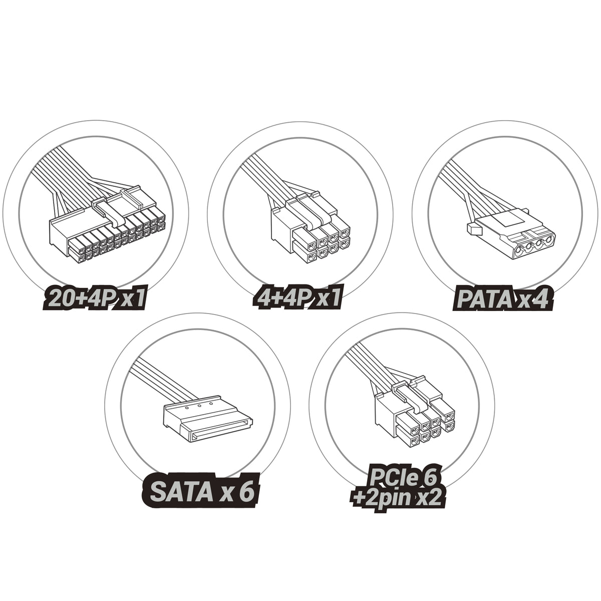 Fonte de Alimentação MARS Gaming MPIII 850W, 85% EF, SMD SILENT - imagem 9