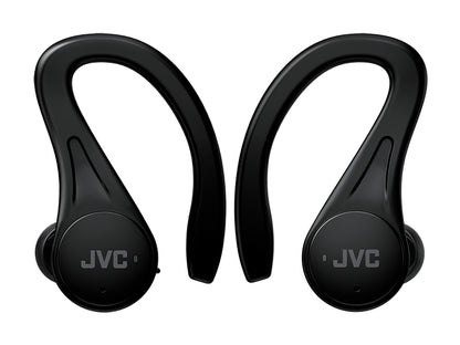 Auscultadores Bluetooth JVC HA-EC25T com caixa de carregamento/ Autonomia 7.5h/ Preto