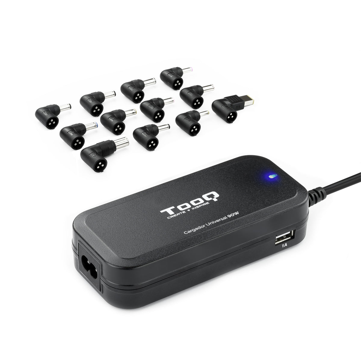 Carregador para Portátil Tooq universal Portátil automático 90w