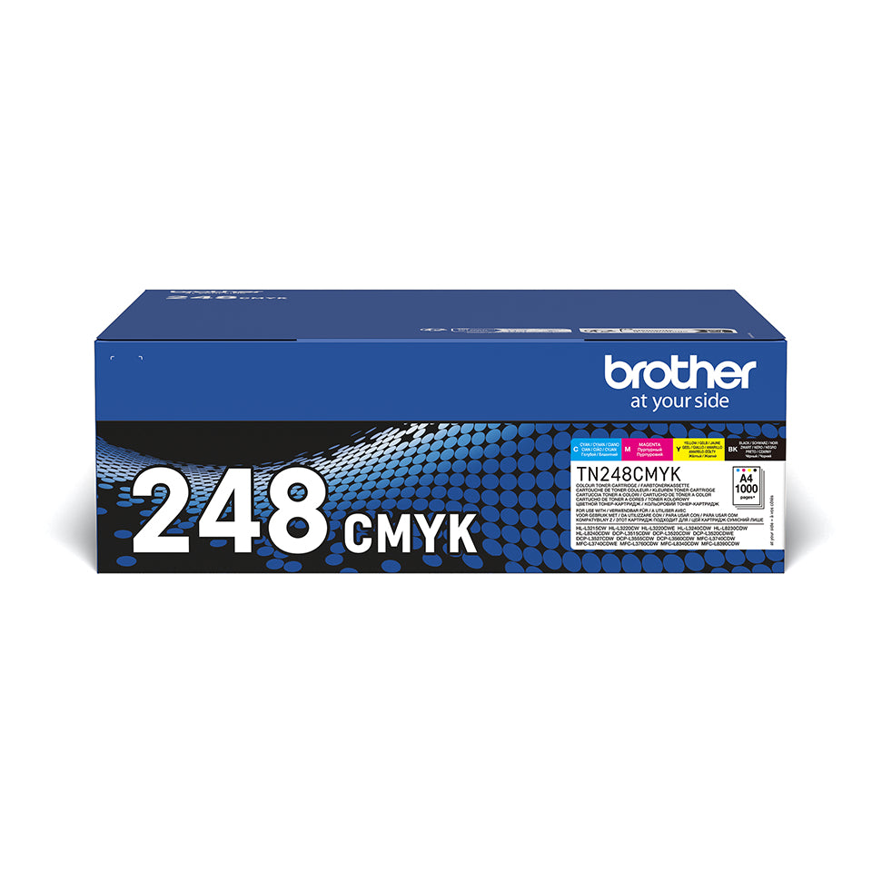 toner Original Brother TN-248VAL Multipack/ preto/ Cian/ Magenta/ Amarillo