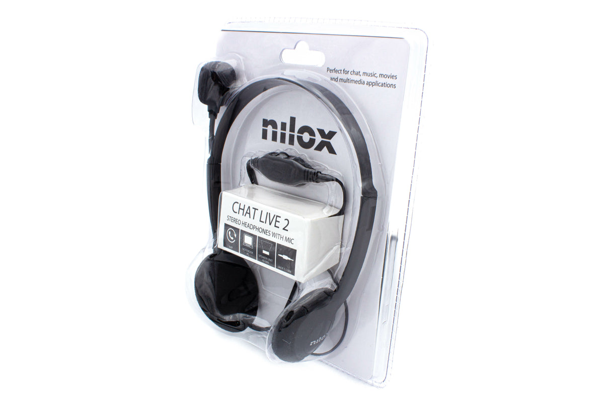 Auscultadores Nilox auscultadores NXCM0000004 Doble Jack Preto - imagem 15