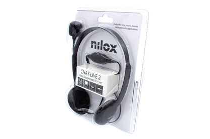 Auscultadores Nilox auscultadores NXCM0000004 Doble Jack Preto - imagem 15