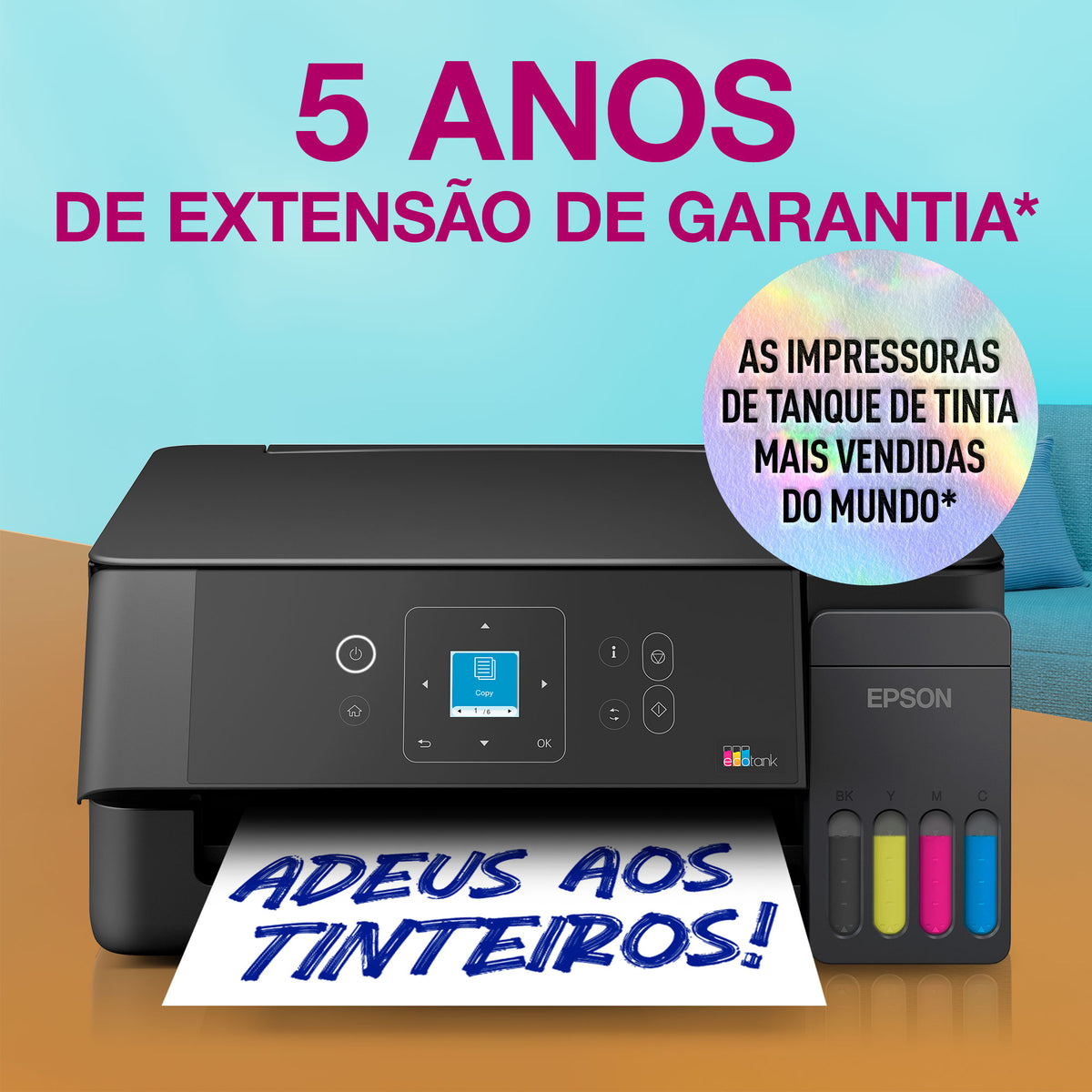 Impressora multifunções Epson Multifunções Ecotank ET-2920 - imagem 10
