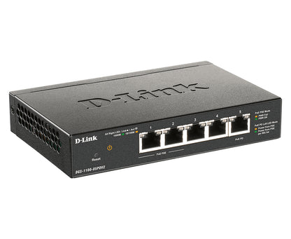 Switch de Rede D-Link DGS-1100-05PDV2 5xGb PoE 1xPD (18W) - imagem 4