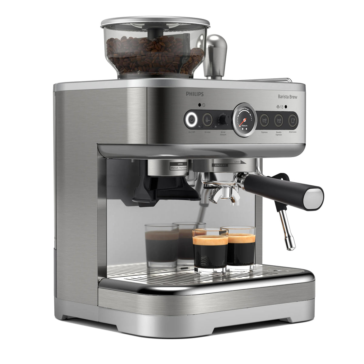 Máquina de Café Philips Barista Brew / PSA3228/01 cinzento - imagem 3