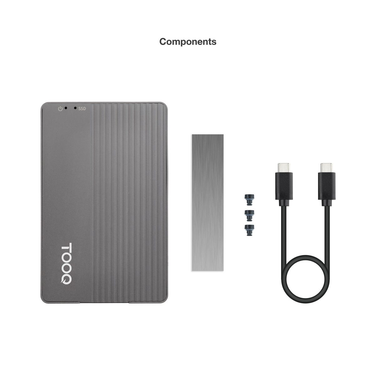 Caixa para Disco Tooq Caja Externa+HUB M.2 NGFF/NVMe USB3.2 Gen3 - imagem 9